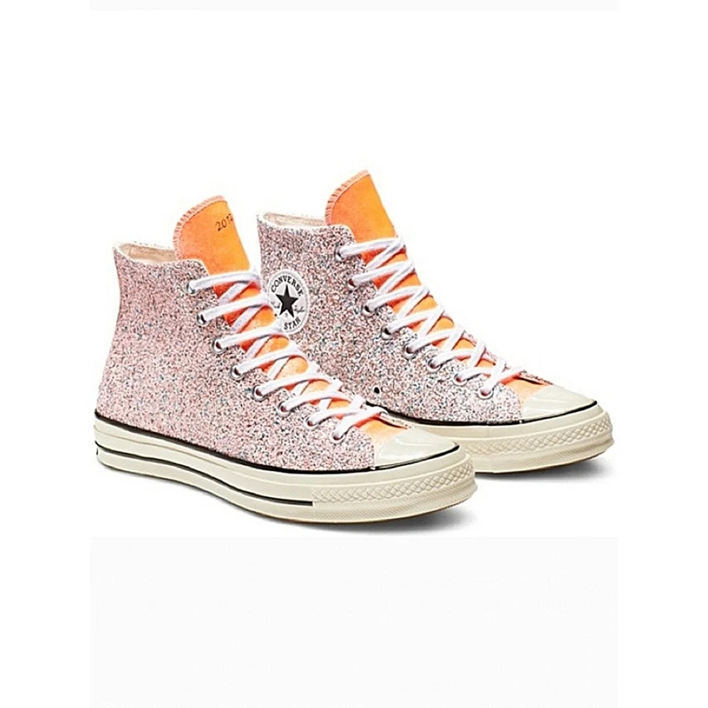 Converse Chuck Taylor All Star JW Anderson Colorblock Glitter Hightop Sneakers